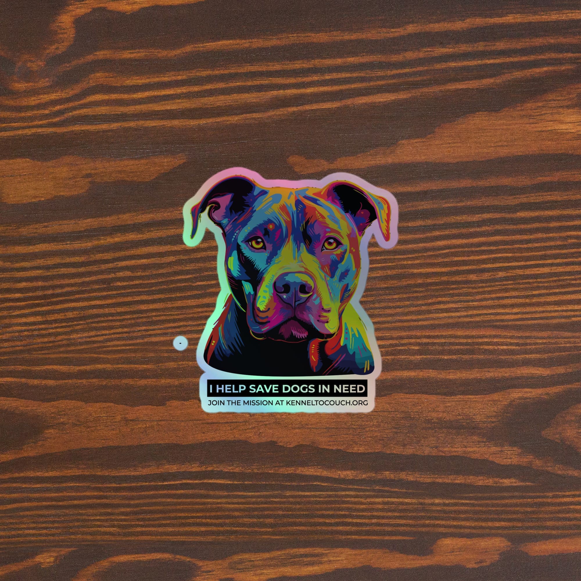 thumbnail image 2 of EZSTIK American Flag Pit Bull Sticker Decal - 8 Pack, Car Window, Dog Rescue 2 of 9